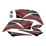 Kit Adesivos Xtz 250 Lander 2012 Vermelha