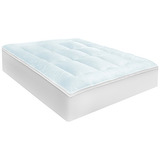 Biopedic Memory Cloud Gel Infused Memoryfoam & Fiber Topper,