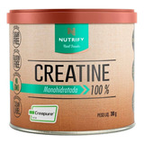 Creatina Nutrify 300g Creatine 100% Monohidratada Creapure