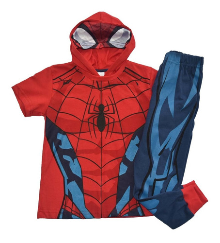 Pijamas Marvel Avengers Disfraz Antifaz Niño Calidad Premium