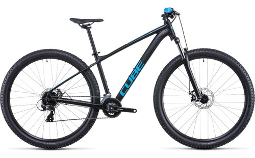 Bicicleta Mountain Bike Rodado 29 - Cube Aim 2022-23 Color Black/blue Tamaño Del Cuadro Xl/22