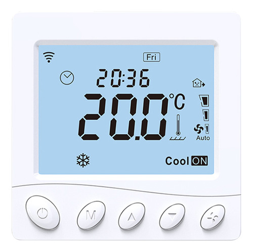 Ventilador De Termostato Y Pantalla De Calefacción Modbus Co