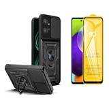 Funda Reforzada Antigolpe Anticaída Para Moto G32 + Vidrio 