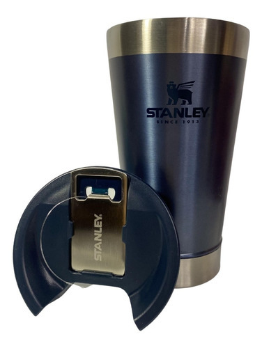 Copo Stanley 473ml Termico Aço Inox C/ Tampa E Abridor Nf-e