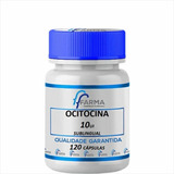 Ocitocina 10 Ui 120 Cápsulas Sublingual Vegana Sabor Laranja