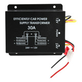 Convertidor Potencia Coche 30a Inversor Reductor 24 V A 12 V