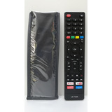 Controle Remoto + Capa Brinde Para Tv Philco  Smart Le-7250 