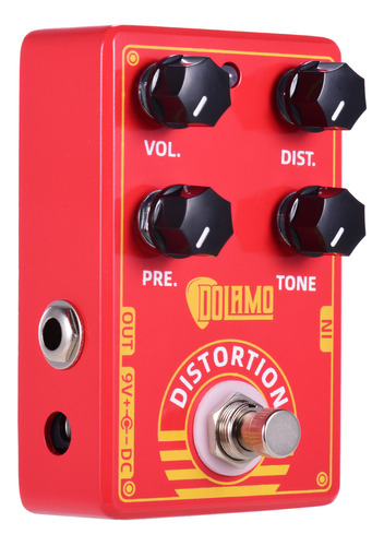 Pedal De Efeito De Guitarra Dolamo D-9 Distortion Com Presen