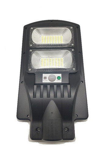 Foco Solar Led Exterior Lupa Luminaria + Poste Y Sensor 100w