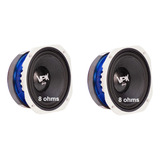 2 Alto Falante Qvs Medio Grave 6mgs250 - 6 Polegadas Woofer