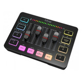 Mixer Misturador De Áudio Fine Sc3 Preto