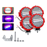 Faros Led Redondo Auxiliar 51w 7 Pulgadas 4x4 4pcs Para Jeep