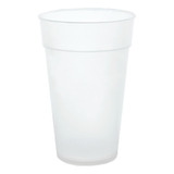 Eco Vaso Plástico Eventos Fiestas Pp Natural 500 Cc X 100 U.