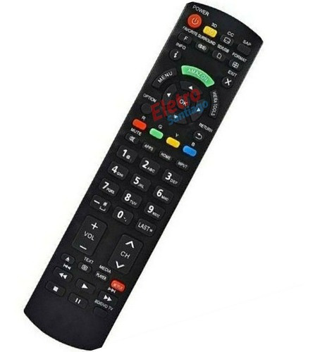 10x Controle Remoto Universal Tv Panasonic Lcd /led Smart 4k