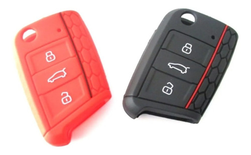 Funda Llave Vw Gti Polo Golf 3 Botones Silicon Polo Jetta