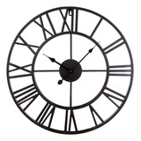 Reloj De Pared De Metal De 47 Cm, Vintage, Colgante, Silenci