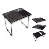 Mesa Para Notebook Con Cooler Plegabl Bandeja Noganet