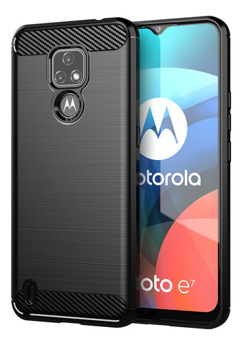 Carcasa Para Motorola Todos Modelos Acabado Fibra Carbono