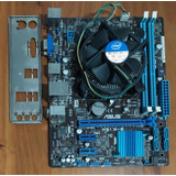 Motherboard Socket 1155 Asus H61m-e + Core I3 3240