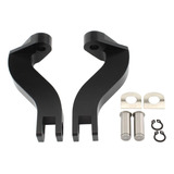 2x Clavijas De Pie Para De Motocicleta, Accesorio De Negro