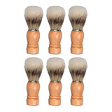 Brocha Afeitar Barba Hombre Mango De Madera Obelisco X6 U