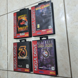 Coleção Mortal Kombat Para Mega Drive Tectoy Todos Completos