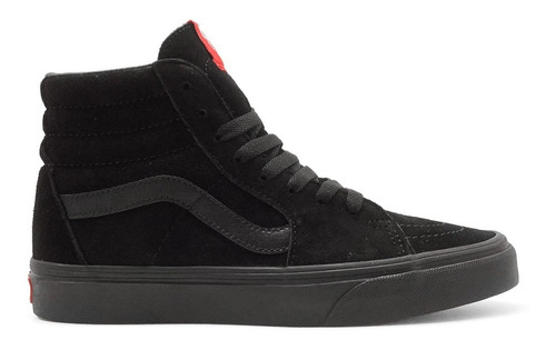 Tenis Vans Sk8 Hi Gamuza Bota Triple Black Skool Sk8-hi