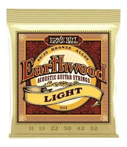 Cuerdas Guitarra Acústica Earthwood 2004 Ernie Ball(11-52)