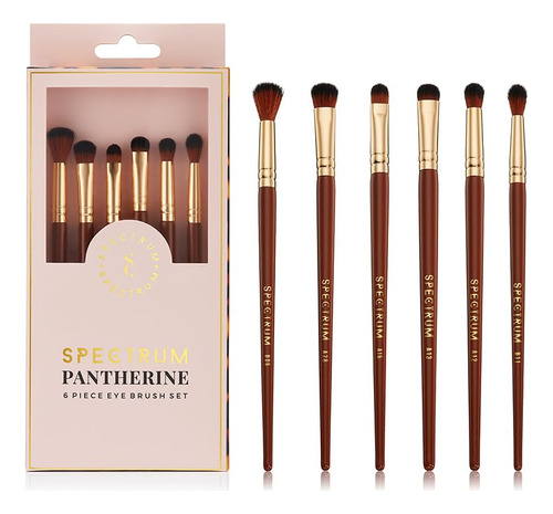 Spectrum Collections Pantherine - Juego De 6 Brochas Para S.