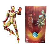 Boneco Iron Man Zd Toys Mark 42 Xlii Tony Stark Homem Ferro