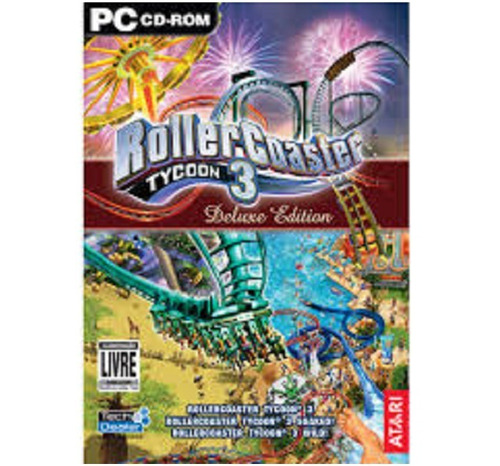 Pc Rollercoaster Tycoon 3 Deluxe Edition - Original- Lacrado