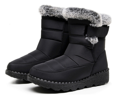 Botas De Neve Impermeáveis De Pelúcia Para O Inverno Novo