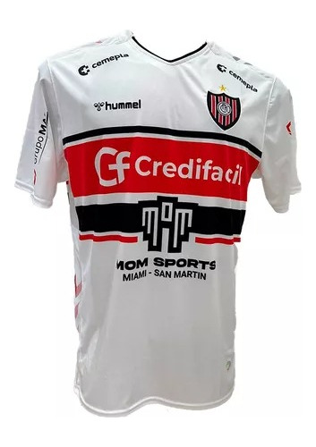 Camiseta De Chacarita Juniors Suplente 2023 Hummel Blanca