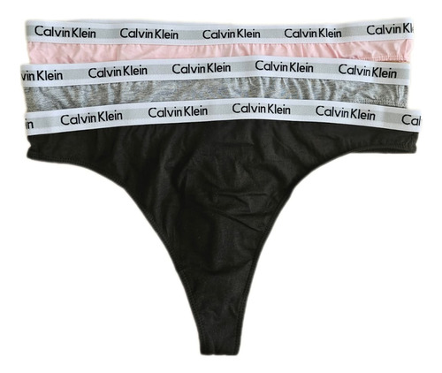 Set De 3 Piezas De Tangas Para Dama Sexy Calvin Klein