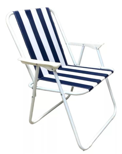 Silla De Playa Plegable Azul Sillas De Camping Plegables Sil