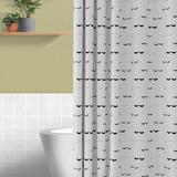 Cortina De Baño De Vinilo Estampada Jean Cartier