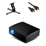 Combo Projetor De Led F30-ii + Suporte Universal + Cabo Hdmi