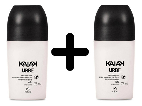 Kit 2 Unidades Desodorante Roll-on Kaiak Urbe Masculino 75ml