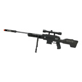 Carabina Pressão Sniper Black Ops 5,5 Gas Ram + Luneta 4x32