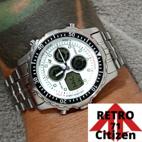 Relógio Citizen Combo C450 Raro Anos 90 N-9