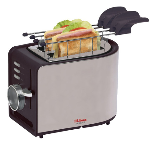 Tostadora Deluxetost 900w Liliana - At906 - Acero 6c