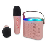 Microfones Com Conjunto Mini Ktv Handheld Home Speaker Bt5.3