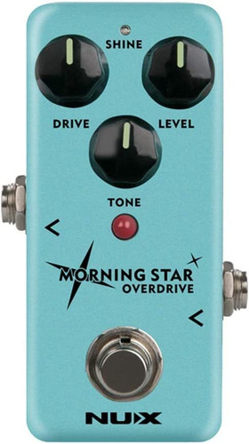 Pedal De Efecto Overdrive De Guitarra Morning   Overdri...