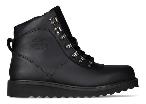 Botas Negras Casuales Para Hombre Con Agujetas - Rockford