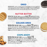 Oreo Oreo Original, Oreo Golden, Chips Ahoy!  Nutter Butter