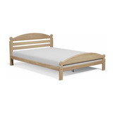 Cama 2 Plazas Linea Clasica Madera Pino Entrega Inmediata