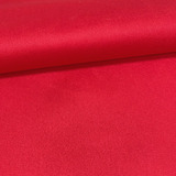 Tecido Suede Veludo Liso Vermelho 18m X 1,40m Almofada