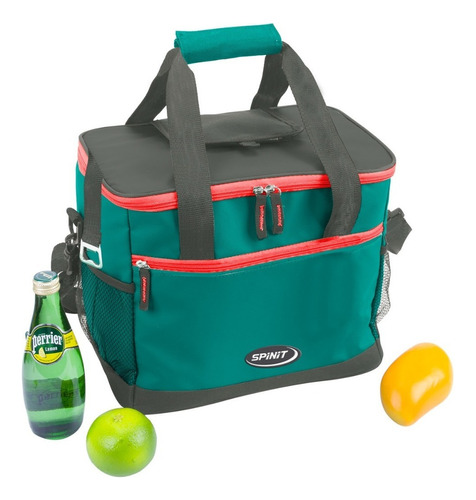 Conservadora Bolso Spinit Tecno Cooler 15 L Camping Playa Color Verde