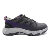 Zapatillas Merrell Mujer Trekking Cordones Outdoors Quartz