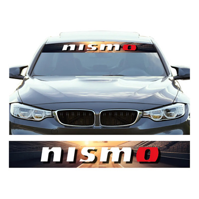Calcomanía Franja Nismo Parabrisas Autos Suv Ni1